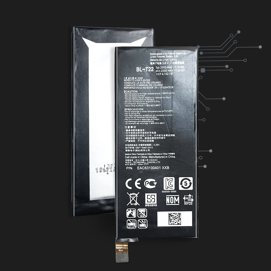 

Powerful BL-T22 2050mAh Mobile Battery For LG Zero H650 H650E H740 F620 F620L LS675 F620S H650K