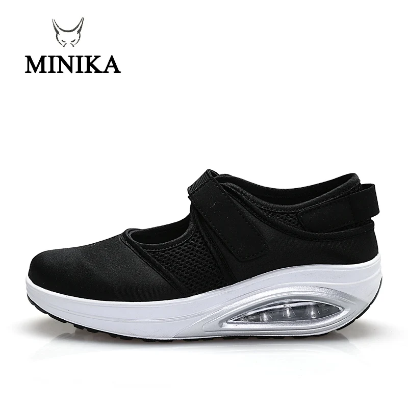 MINIKA/женская спортивная обувь; светильник для пожилых людей; обувь на платформе; zapatos mujer; кроссовки; feminino; дышащая обувь для фитнеса