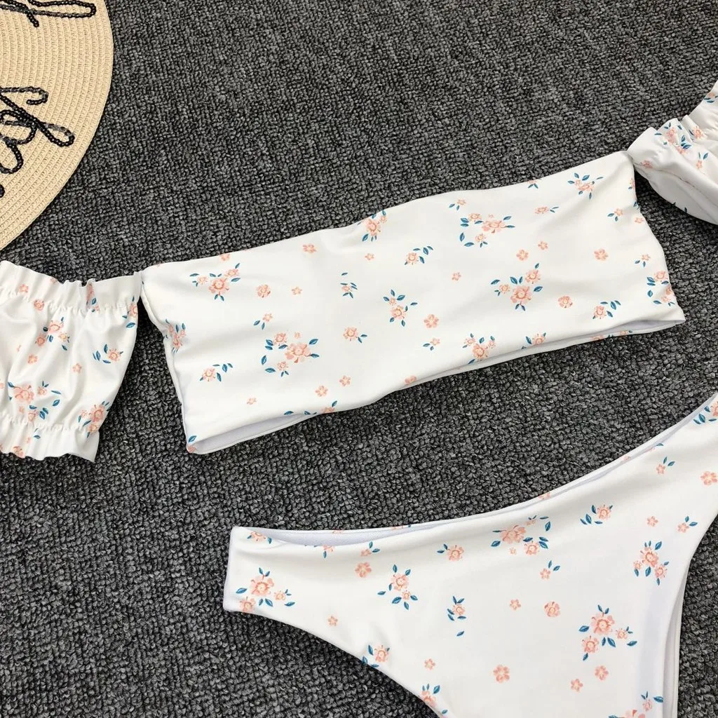 Супер Продажа Бикини 2020 с открытыми плечами бикини пуш-ап коврик маленький