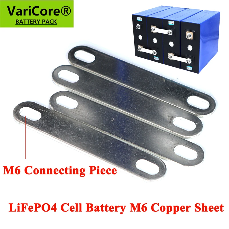 M6 соединение медная пластина для DIY 3,2 V 280Ah 310Ah LiFePO4 Батарея сотовый Болтовой соединительной пластиной M6 соединение медная пластина для DIY 3,2 V 280Ah 310Ah LiFePO4 Батарея сотовый Болтовой соединительной пластиной