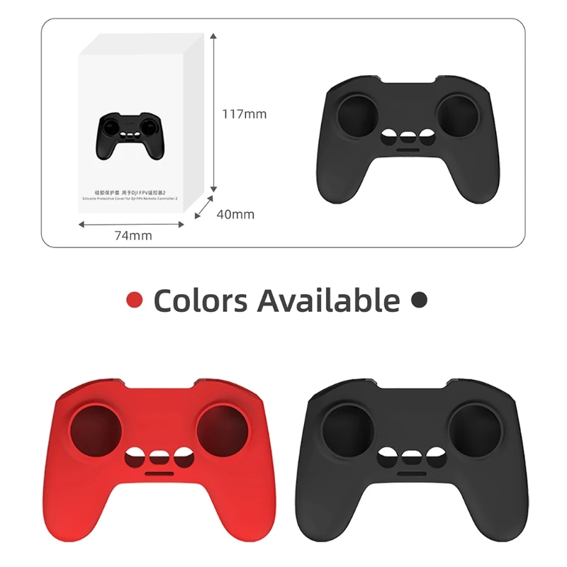 

Controller Skin Controller Cover Sleeve Controller Case Non-Slip for FPV