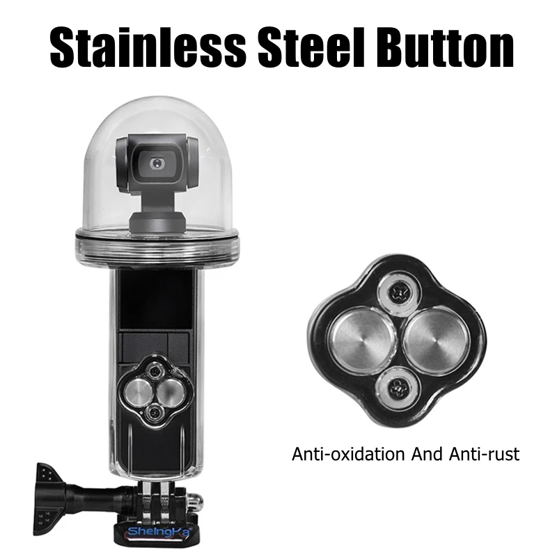 60 м подводный Дайвинг чехол с черным карманом силиконовый купол защитный для DJI