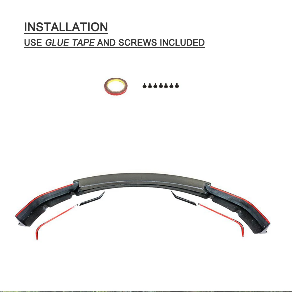 Передний бампер из углеродного волокна спойлер для губ Tesla MODEL X 2016-2018 передний |