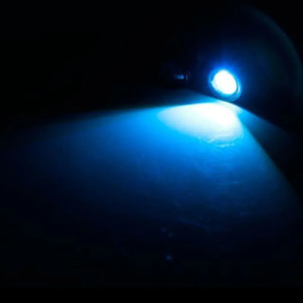 2 шт. мотоциклетный прожектор холодные синие линзы светодиодные фары Дневные