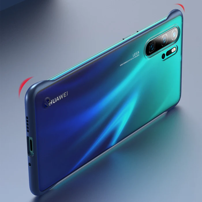 Матовый чехол без оправы для huawei P20 P30 Lite Pro Чехол для huawei Honor 20 mate 20 Pro Чехол для huawei Nova 4 5 Чехол прозрачный