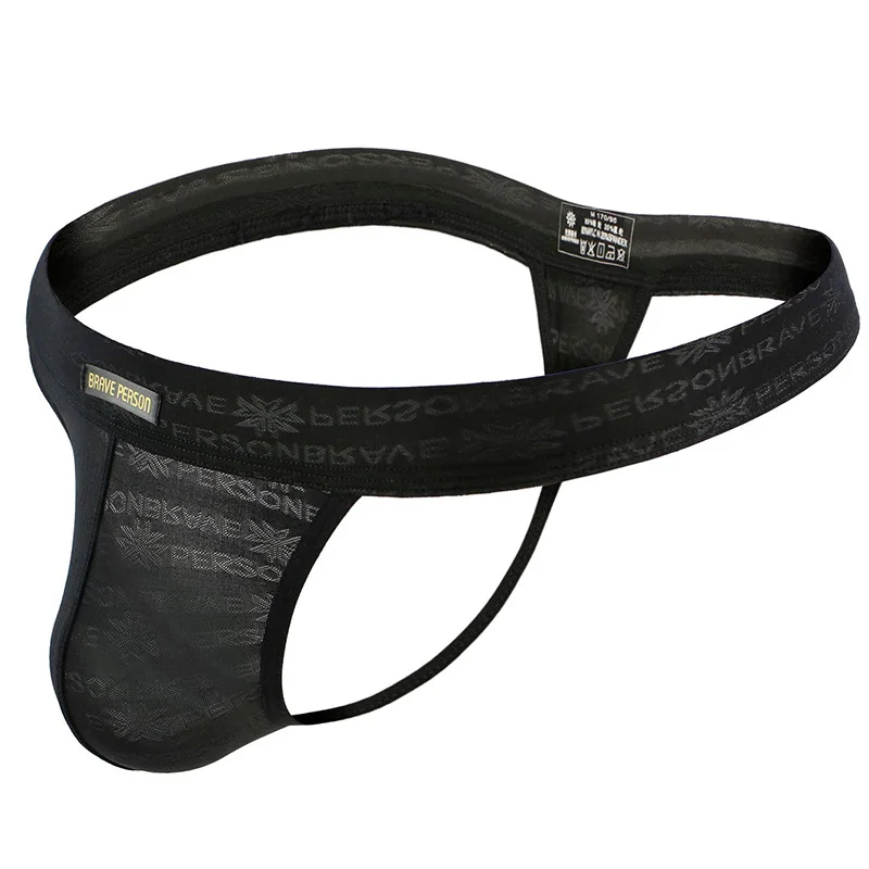 Мужские сексуальные кружевные прозрачные бриджи стринги танга нижнее белье