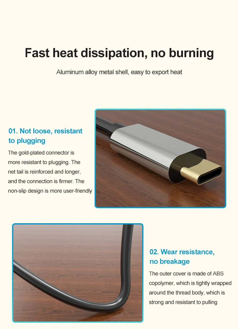Адаптер 4K USB Type C к HDMI совместимый 60/30 Гц 1080P адаптер HD видео AV для MacBook Huawei Samsung PC