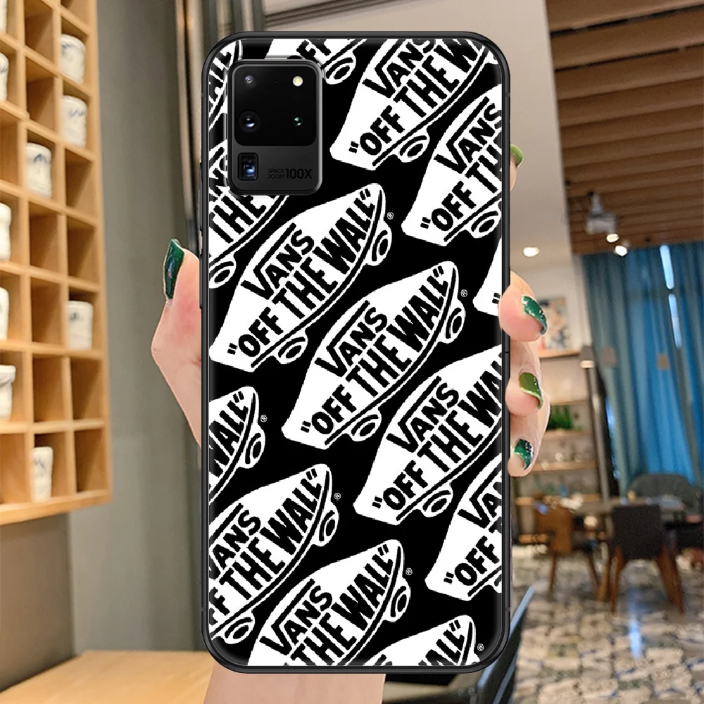 

Fashion Brand skateboard VANS Phone case For Samsung Galaxy Note 4 8 9 10 20 S8 S9 S10 S10E S20 Plus UITRA Ultra black 3D coque