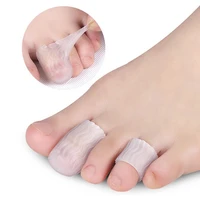 1pair silicone finger toe protector separator foot remover pain relief care tool