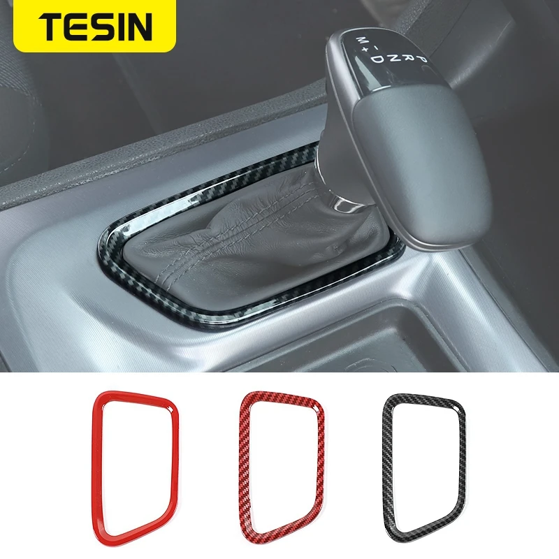 

Внутренние молдинги TESIN ABS, декоративная панель переключения передач автомобиля, кольцо-наклейка, аксессуары для Dodge Charger 2015-2020