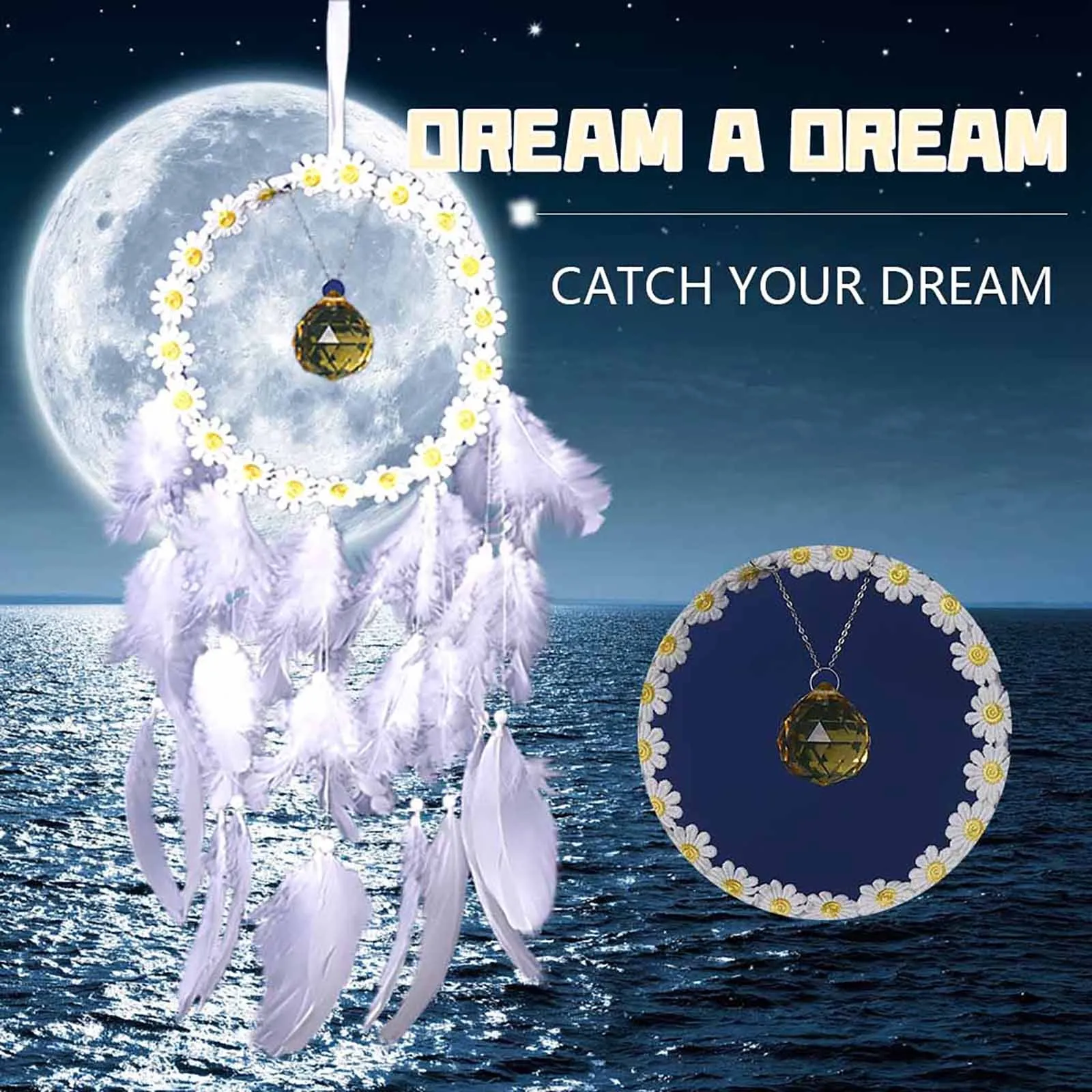 

Ловец снов с изображением девушки в форме сердца