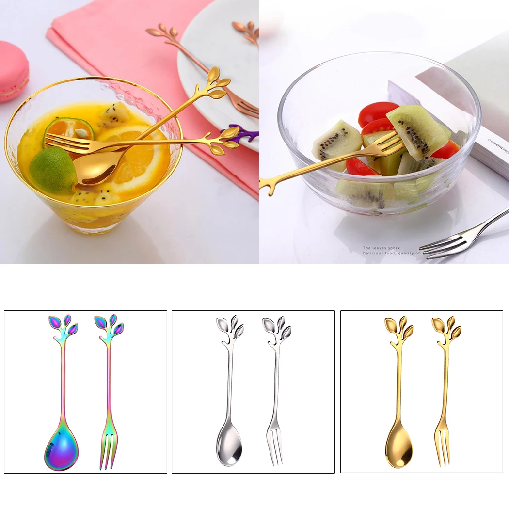 

2 шт., вилка для фруктов, нержавеющая сталь