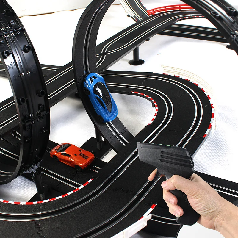 Электрический трек набор поездов двойной автомат дистанционное управление