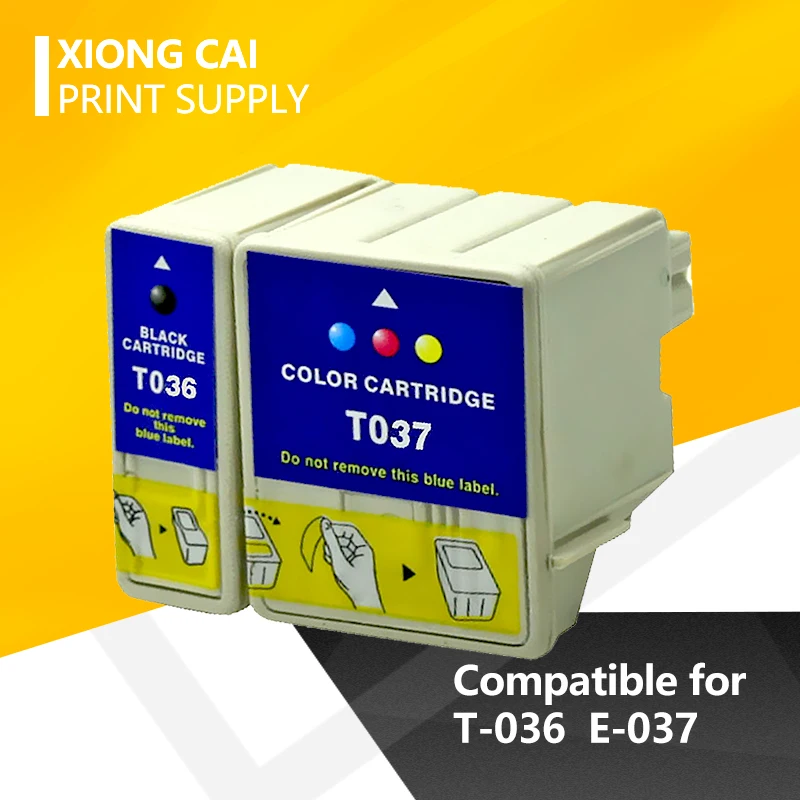 T036 T037 картриджи для принтеров Epson Stylus C42UX C44UX C46 картридж струйных T 036 037