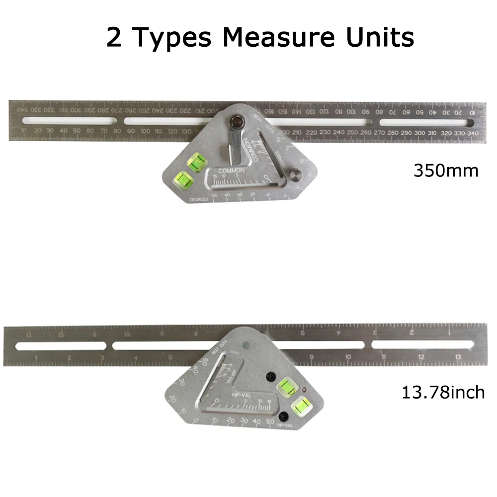 Многофункциональная революционная деревообрабатывающая квадратная линейка из