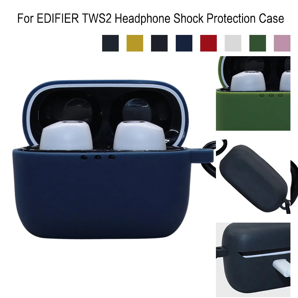 Силиконовые наушники анти шок защитный рукав с крючком для Edifier tws2 чехлы