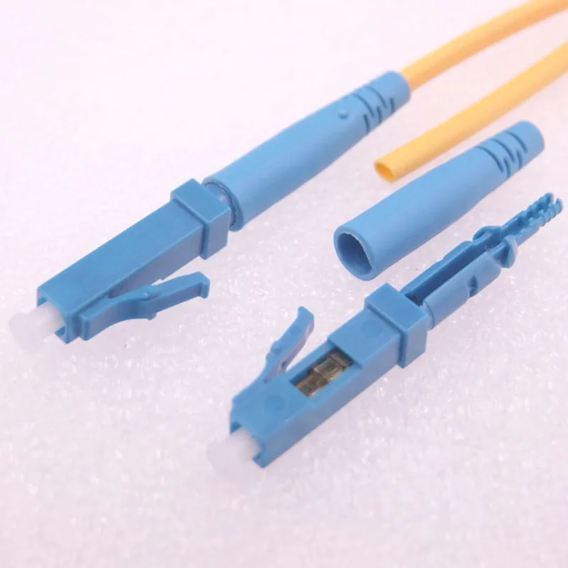 

100pcs LC/UPC Rapid Optical Fiber Fast Connector LC indoor Quick Cold Splice LC FOR Rope Fiber Round Cable Free Shipping Brazil