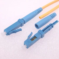 100pcs lcupc rapid optical fiber fast connector lc indoor quick cold splice lc for rope fiber round cable free shipping brazil
