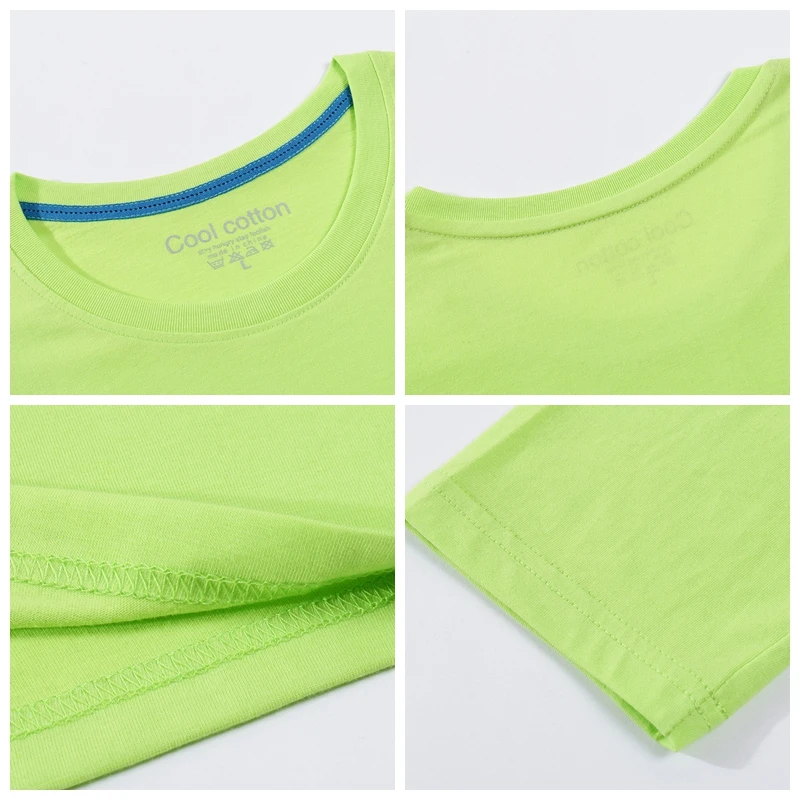 2019 Autumn Winter Men New Casual Cotton Elasticed Long Sleeve T-shirt O Collar Slim Solid T shirts Embroidery Customization | Мужская