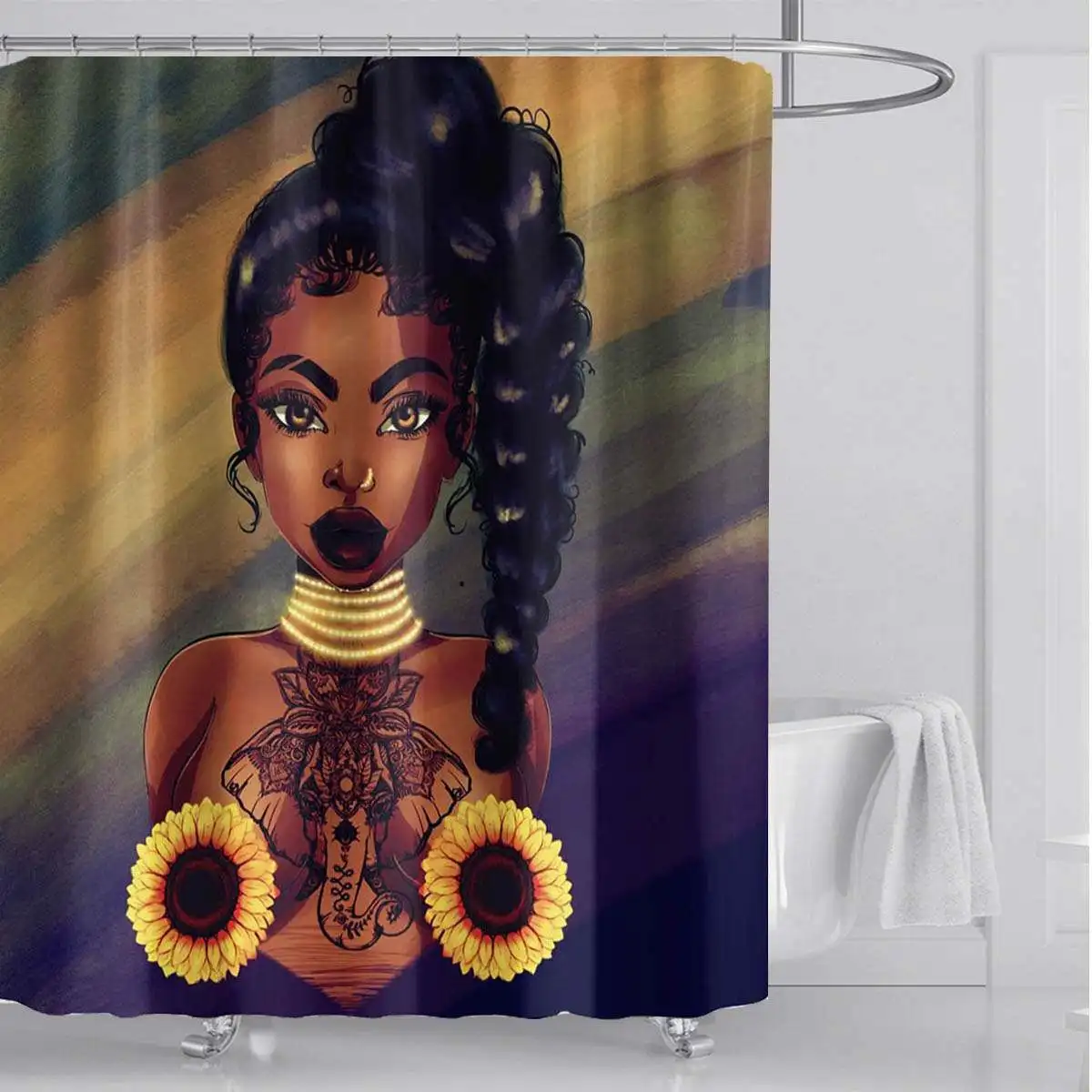 Новинка африканские и американские женские прочные водонепроницаемые душевые