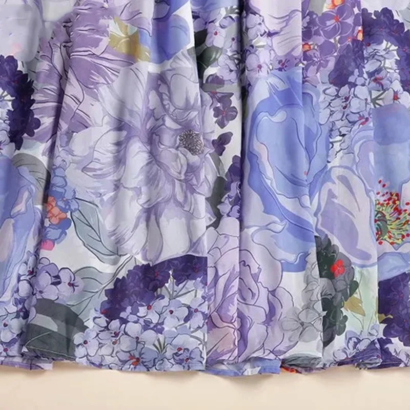 

Elegant Flower Print Bohemian Holiday Maxi Dress Women's 2020 Spring Summer Runway Long Sleeve Maxi Dresses Vestdios