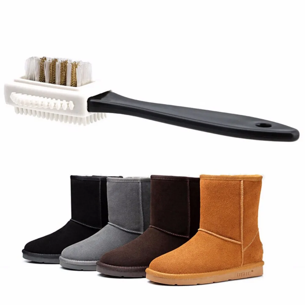 

1Pc 3Side Shoe Brush Black Cleaning Brush For Suede Nubuck Boot Shoes Shape Shoe Cleaner Wholesale Boot Leather Shoes Cleaner