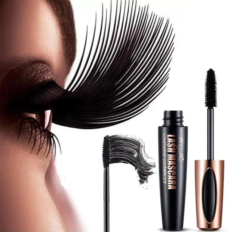 Новая тушь для ресниц 4d из шелкового волокна Rimel Объем Экспресс накладные ресницы