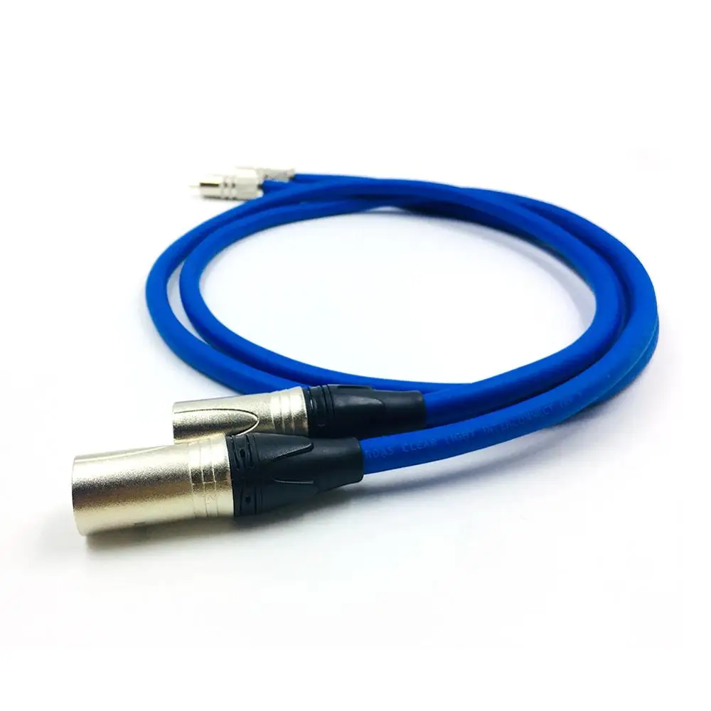 Халдон с родиевым покрытием RCA к XLR штекер штекеру баллакированный аудио