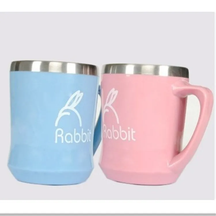 Стакан для воды из нержавеющей стали чашка пары большая живота с крышкой