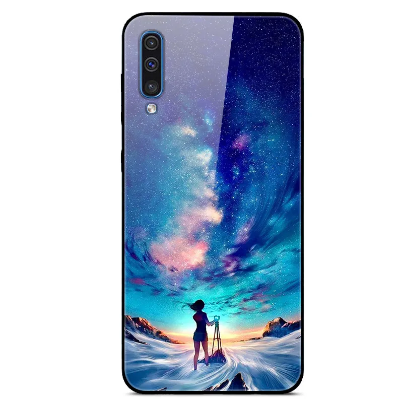 30 Чехол из закаленного стекла для samsung A50, чехол для samsung Galaxy A50 A505F A505 A 50, Fundas Coque - Цвет: 30