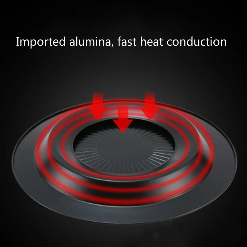 Барбекю-гриль для улицы пикника комнатный гриль из глинозема глиноземная плита