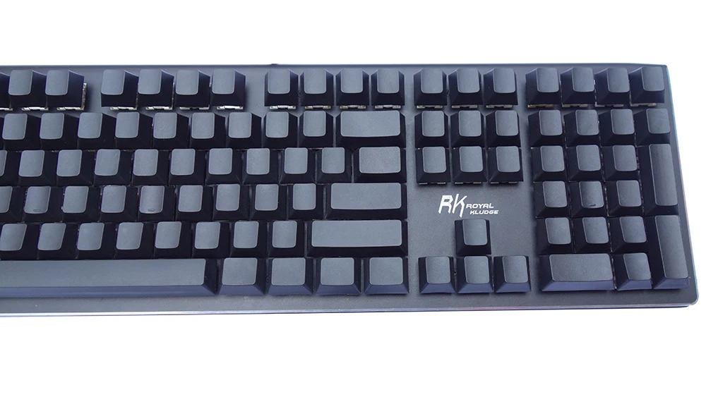 NPKC 125-key одноцветные вишневые профили пустые толстые PBT брелки ANSI ISO для Cherry MX переключатели механической клавиатуры
