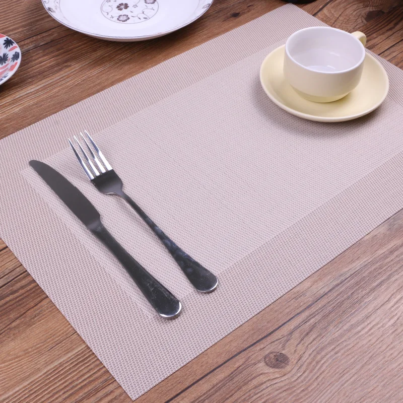 Коврик для столовых приборов из ПВХ в Западном ресторанном стиле Не впитывающий