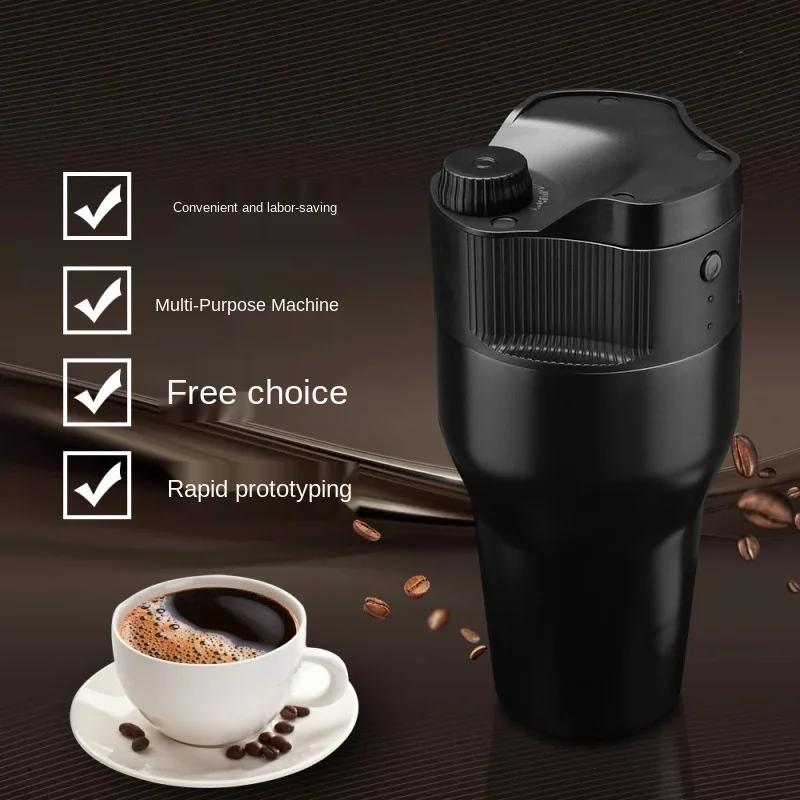 Online Ricaricabile Macchina Per Il Caffè Dual-Purpose Auto Elettrica Da Viaggio Portatile Macchina Da Caffè Capsule K-cup