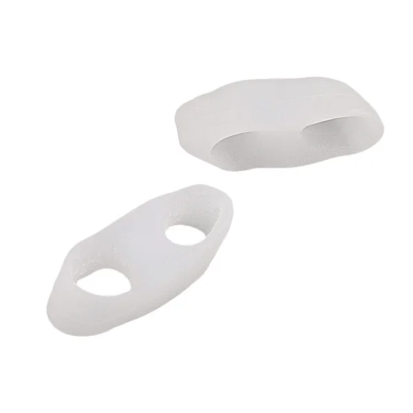 1 пара Силиконовый гель маленький для пальцев ног выпрямитель сепаратор Двойная