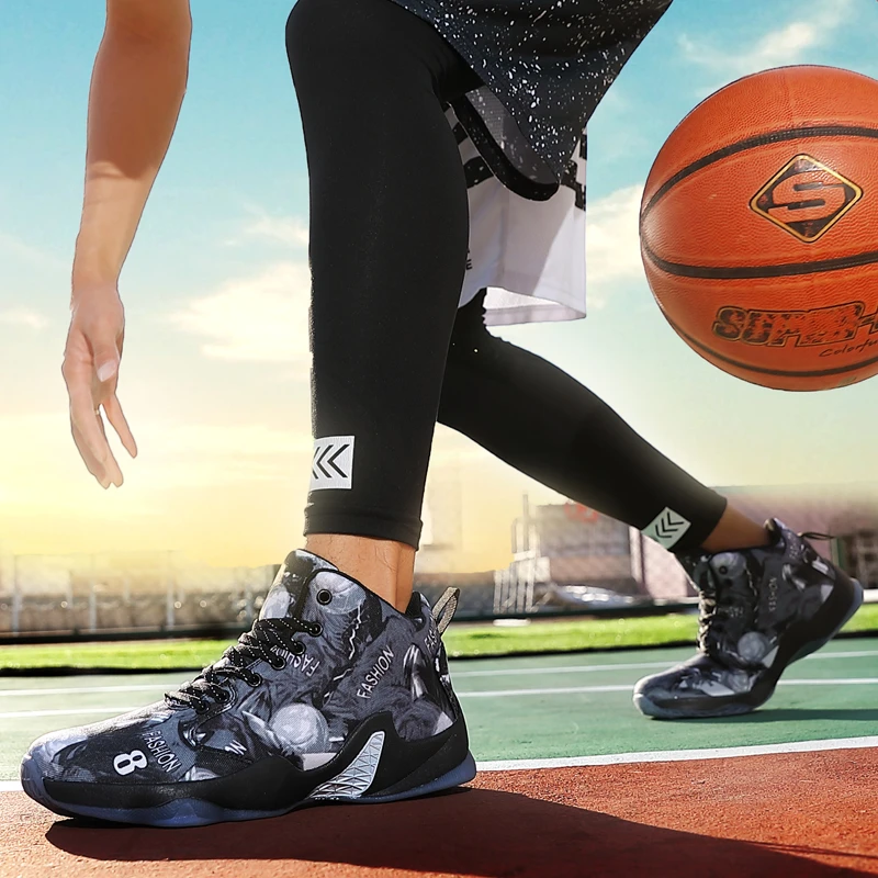 Спортивная обувь летние дышащие кроссовки баскетбольные туфли Мужская