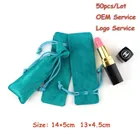 Новый пакет для губ, Подарочный пакет 50 шт.лот, пакет для косметики, инструментов, блеска для губ, сумка для ювелирных изделий, Свадебный пакет для конфет с индивидуальным логотипом