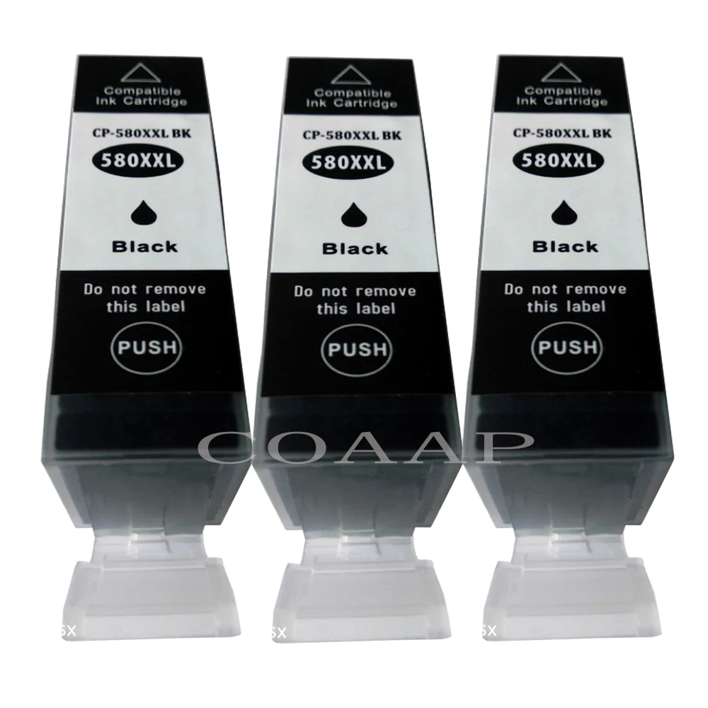 3 шт. принтер Pixma TS9155 TS9150 для совместимых pgi 580 PGBK / cli 581 BK/C/M/Y/PBK цветных чернильных