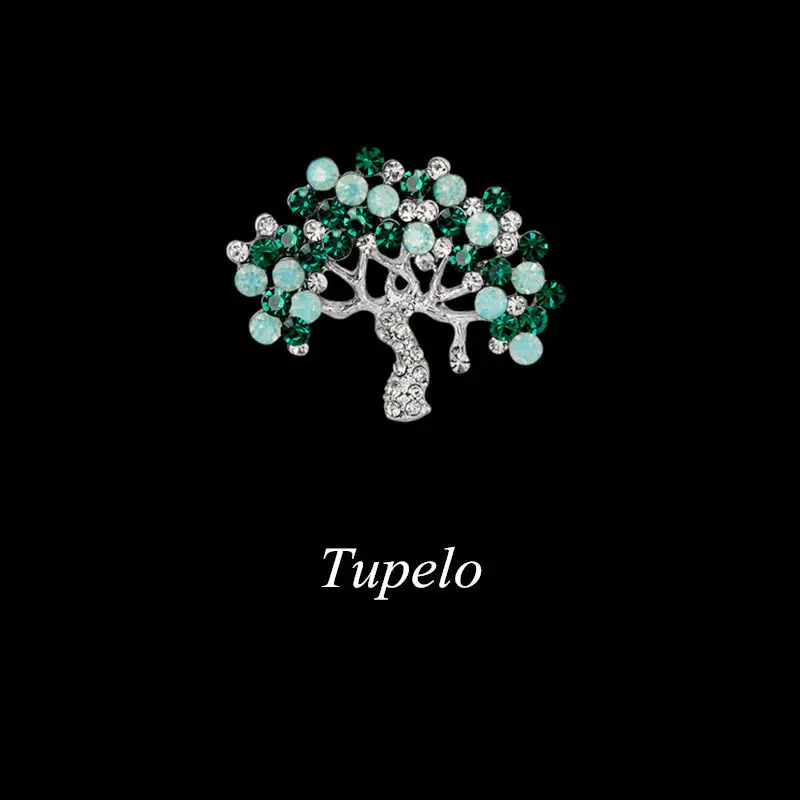 

Dear-you Creative Diamond Big Tree Brooch Ladies Fashion Jacket Shirt Brooch Pin Accessories