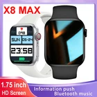 Оригинальные Смарт-часы X8 Max с диагональю BT, спортивный монитор сна, пульсометр, мужские и женские Смарт-часы iwo PK X6 X7 Y68