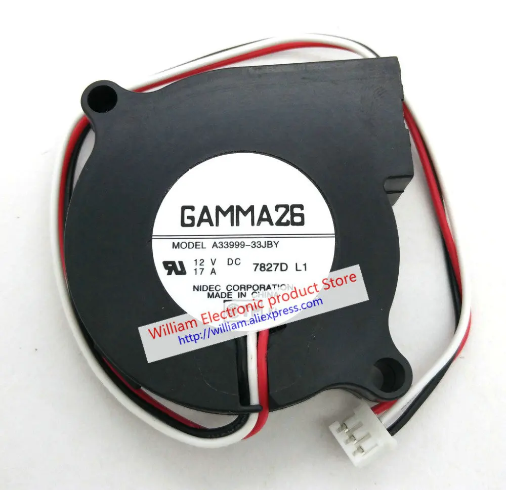 Оригинальный охлаждающий вентилятор для проектора GAMMA26 A33999-33JBY 5015 12V 0.17A |