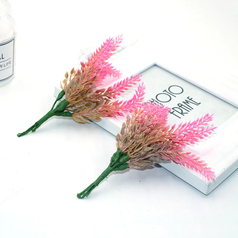 Горячие 6 искусственных растений для семьи Свадебные украшения аксессуары