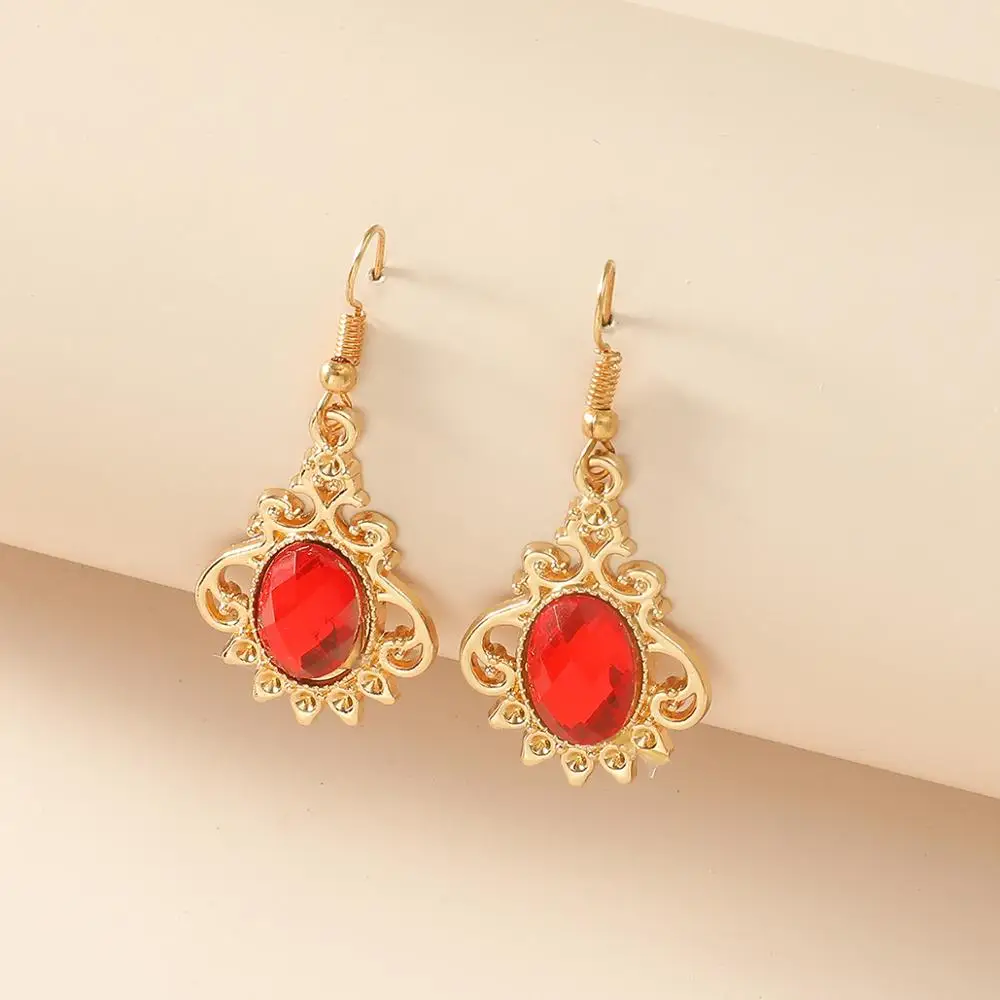 1 пара винтажных висячих сережек для женщин этнические разноцветные бусины из