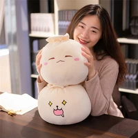 cute plush toy stuffed doll chinese food steamed stuffed bun pillow creative meat buns toy cushion baby kids birthday gift