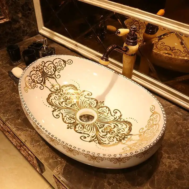Керамическая китайская раковина для ванной комнаты туалета | Обустройство дома