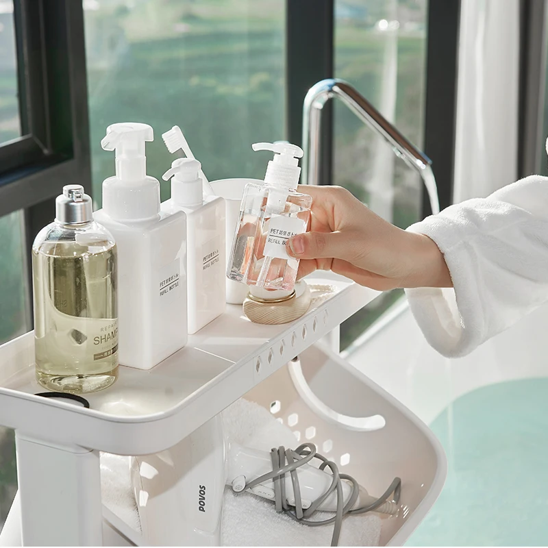 M8 большая корзина для хранения Бытовая пластиковая ванная комната универсальная