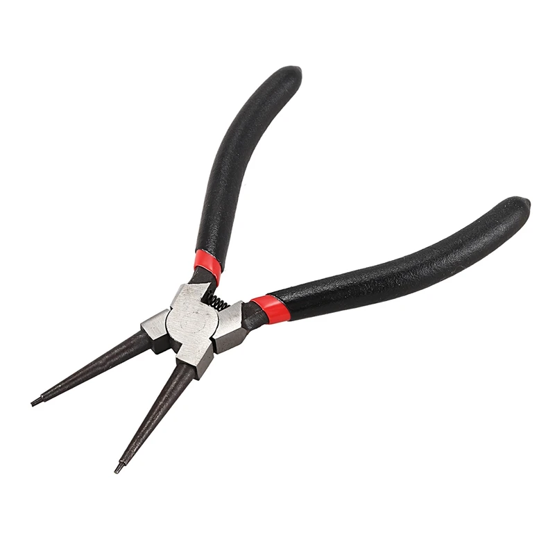 Portable 7Inch Internal External Retaining Clips Snap Ring Circlip Pliers 4Pcs Set
