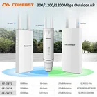 300 - 1200 Мбитс на большие расстояния Wi-Fi наружная точка доступаретрансляторроутер PoE с высоким коэффициентом усиления 2,45G антенн Wi-Fi расширитель диапазона