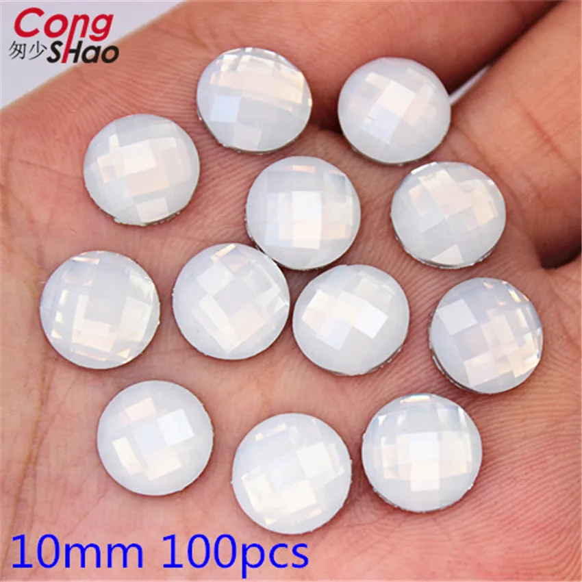 4mm 10mm Crystals AB Round Resin Rhinestone Applique Flatback Nail Crystal Stone Non Hotfix Strass Diamond for Crafts 8Y213 | Дом и сад