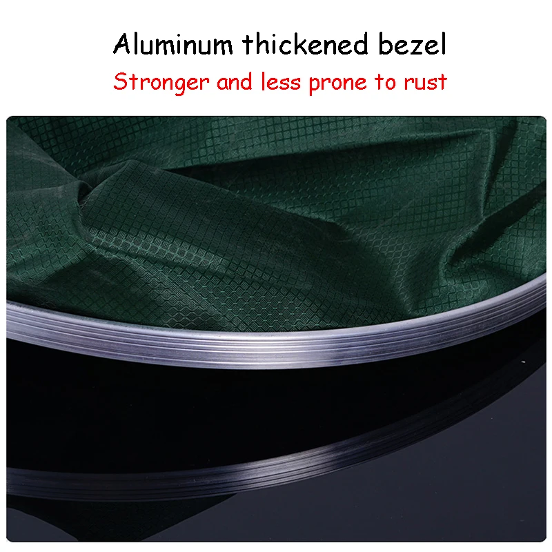 Рыболовная сеть 5 слоев нейлоновая складная с двойной петлей из нержавеющей